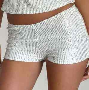 Mezcla Textil Premium de Textura Suave, Ropa Deportiva de Alto Rendimiento, Prenda Activa Brillante, Shorts Casuales para Mujer - Product Image 2