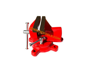 Étau d'établi en fer rouge à mâchoires réglables, poignée en T, base pivotante 1-1/2 pouces, pour la fabrication de moules, la fabrication d'échantillons et comme outil de fabrication de bijoux - Product Image 2
