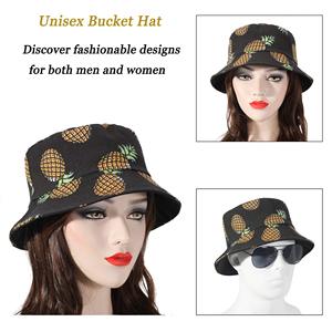 Fashion Printed Bucket <b>Hat</b> for <b>Men</b> Women <b>Summer</b> Travel <b>Hat</b> Bulk Order - Product Image 4