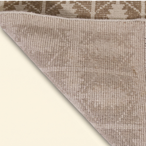 Alfombra de Lana Tejida a Mano Dune Orbit Beige Marrón, Moderna, Geométrica, Antideslizante, Ecológica, de Pelo Grueso y Altura Media para Sala de Estar - Product Image 5