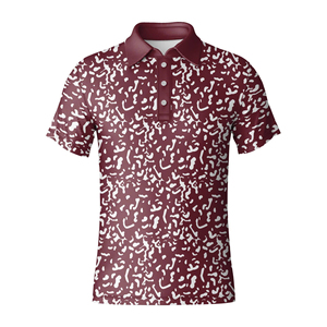 เสื้อกอล์ฟผู้ชายลดราคาพิเศษ คุณภาพสูง ทรงโอเวอร์ไซส์ ผ้าถัก ระบายอากาศ ซับเหงื่อ ดีไซน์ทันสมัย รับสกรีนโลโก้ - Product Image 5