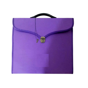 Bolsas y estuches personalizados con logo a color, estilo maleta con cierre de cremallera, para regalia masónica y cosméticos - Product Image 3