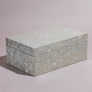 Elegante Caja de Almacenamiento de Joyas Decorativa de Lujo Hecha a Mano con Incrustaciones de Madreperla Rectangular Ecológica para Decoración del Hogar Ramadán Eid - Product Image 2