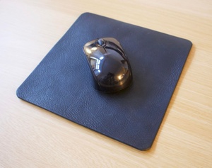 Tapis de souris en cuir véritable, sensation de cuir authentique, tapis de bureau en cuir pleine fleur pour écrivains LMP-0119 - Product Image 6