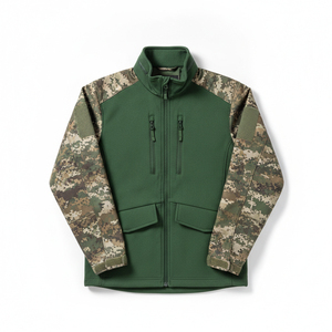 Premium Quality <b>Mens</b> Softshell Hunting <b>Jacket</b> Waterproof Silent Fabric Camouflage Outdoor Tactical Field Apparel - Product Image 1
