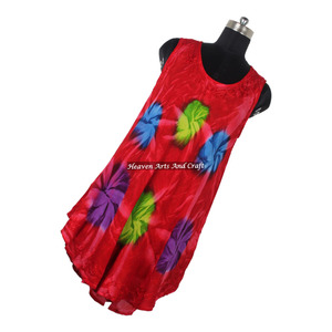 Robe longue décontractée maxi en rayonne tie-dye pour femme, design naturel de haute qualité, sexy et attrayante, idéale pour les soirées d'été - Product Image 4