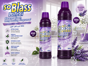Limpiador de Pisos SoBlass, Líquido de 450 ml, Varian Lavanda, Detergente Ecológico para Pisos, Solución de Limpieza para el Hogar, Venta al por Mayor - Product Image 4