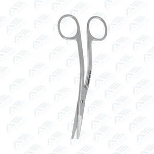 Ciseaux à cuticules pour manucure à pointe incurvée Medic Instrument coupe-ongles professionnel en acier inoxydable avec mécanisme à ressort - Product Image 2