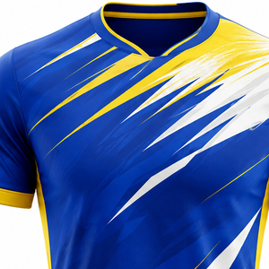 Maillot et Short de Football d'Été Sublimés Professionnels – Qualité Supérieure pour le Championnat, Séchage Rapide, 100% Polyester, Personnalisable - Product Image 5
