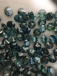 Diamants bleus naturels, taille brillant rond, 1-6 mm, traités thermiquement, qualité VVS-VS, provenant du Maharashtra, pour la fabrication de bijoux - Product Image 5