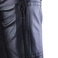 Blouson Bomber en Cuir Noir Gris Anthracite avec Manches en Cuir, Fermeture Éclair Frontale, Vêtement d'Extérieur Décontracté de Qualité Supérieure – Fabricant