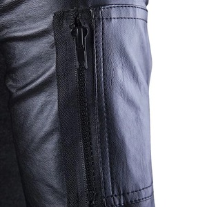 Charcoal Grey Black Leather Sleeve Bomber <b>Jacket</b> Premium Zip Front Casual Outerwear Manufacturer - Product Image 3