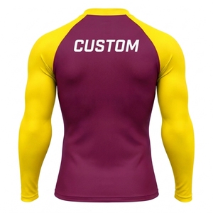เสื้อแรชการ์ดกันแดดแบบสั่งทำพิเศษ สำหรับเล่นน้ำชายหาด เล่นเซิร์ฟ ว่ายน้ำ แห้งเร็ว ระบายอากาศได้ดี แขนยาว ผ้ายืดสแปนเด็กซ์/โพลีเอสเตอร์ - Product Image 2