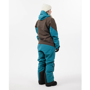 Unisex Ski Snowboard Insulated Zipper Jacket <b>Waterproof</b> Breathable Hooded <b>Overalls</b> Plus Size Color Blocked Design 10,000mm - Product Image 2