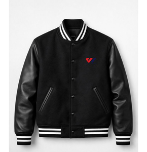 Chaqueta Varsity de Contraste para Hombre, Corte Regular, Estilo Letterman, Chaqueta Deportiva de Algodón y Poliéster, Ropa Casual de Invierno, para Gimnasio, Entrenamiento y Fitness - Product Image 5