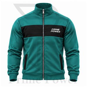 Conjunto Deportivo de Dos Piezas para Hombre, Chaqueta Deportiva Negra con Cierre Completo, Pantalones Deportivos Ajustados, Logotipo Personalizado, Precio de Fábrica al por Mayor OEM - Product Image 3
