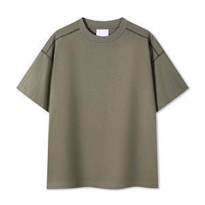 เสื้อยืดหนาน้ำหนักมากสำหรับผู้ชาย ทรงโอเวอร์ไซส์ สำหรับงานสตรีทแวร์ ผลิตในสหรัฐอเมริกา - Product Image 4