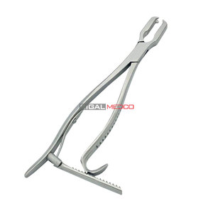 Bone Holding Forceps with Ratchet Orthopedic Surgical Instrument Heavy Duty Stainless Steel Reusable Bone <b>Clamp</b> Precision - Product Image 1