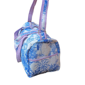 กระเป๋าผ้าดัฟเฟิลสุดหรูสั่งทำพิเศษ 100% ผ้าฝ้าย ขนาดใหญ่ พับเก็บได้ หลายสี สไตล์วินเทจ สำหรับชายหาด ฤดูร้อน ฤดูหนาว พกพาสะดวก ทนทาน - Product Image 3