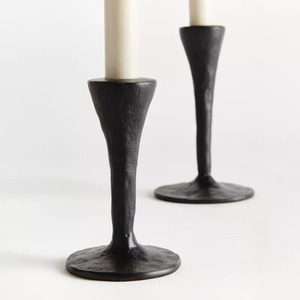 Ensemble de 2 porte-bougies en fer pour la décoration de la maison, design durable - Product Image 6