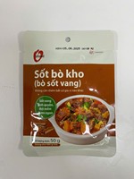 [Súper Oferta] Salsa Premium Coreana para Guisar Carne de Res 50g, Marinada y Condimento Listo para Usar, Sabor Rico y Sabroso, Salado y Picante, 12 Meses de Caducidad