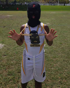 เสื้อฟุตบอลแบบอเมริกันสำหรับเด็กผู้ชายชุด7v7พิมพ์ลายสำหรับเด็กเสื้อฟุตบอลออกแบบได้ตามต้องการ - Product Image 3