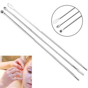 Stainless Steel Ear Pick Curette Ear Wax <b>Removal</b> Tool Cleaner Tools - Product Image 1
