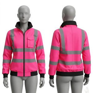 Chaqueta de Trabajo Reflectante de Alta Visibilidad, Seguridad en Exteriores, Construcción, Trabajo Industrial, Ropa Ligera 2026 - Product Image 1