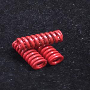 Resorte de compresión JIS rojo, resorte de troquel ISO 10243, resorte helicoidal de alta resistencia, resorte de alta resistencia a la fatiga, componente de compresión para moldes y troqueles - Product Image 4