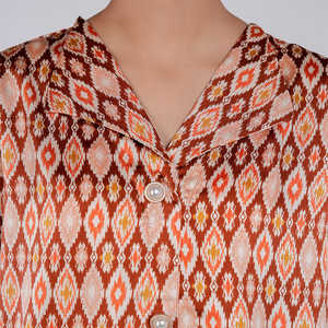 2PC Digital Printed Silk Suit PW4089 Shamouse Turning Tool - Product Image 3