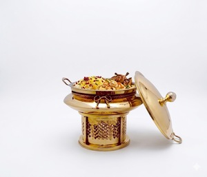 Recipiente para buffet de acero inoxidable de alta calidad, redondo, con tapa, al mejor precio - Product Image 4