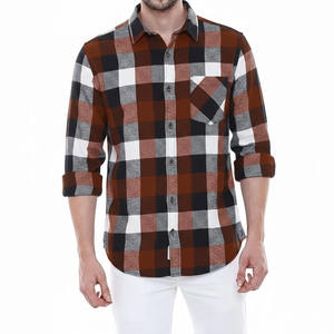 Chemises en jean pour hommes de grande taille, style décontracté, tendance, couleur bleu uni - Product Image 5