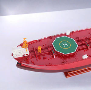 EVITA OIL TANKER - Maqueta de Madera Hecha a Mano del Buque de Carga Comercial Noruego - Product Image 2