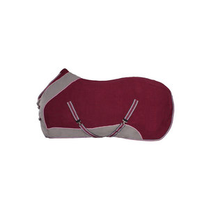 Premium Horse <b>Rug</b> Maroon Gray Microfiber Fabric Full Coverage Protection - Product Image 1