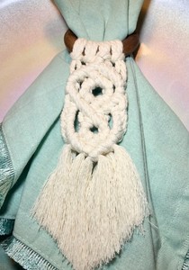 Anillos de Servilleta de Macramé - Product Image 2