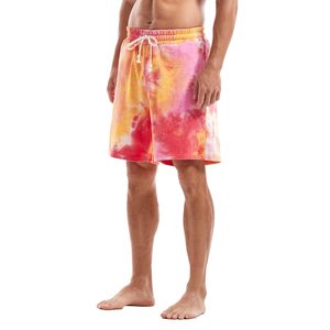 Shorts de sport pour hommes de haute qualité, taille mi-haute, en maille, personnalisables, pour la gym et l'entraînement, avec poches, en polyester noir - Product Image 1