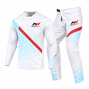 Conjunto de Motocross de Cuero Sublimado Transpirable, Diseño 2026, Hecho a Medida, para Carreras Todoterreno, Tallas Grandes, Disponible Ahora en Línea - Product Image 6