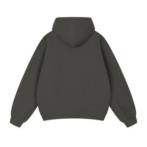 Wholesale Custom Zipper Cotton Fleece Hoodies Private <b>Label</b> OEM Manufacturer Bulk Production Certified Fleece Supplier - Product Image 4