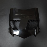 Plaque d'immatriculation ventilée pour vélo électrique, pare-brise avant, plaque d'immatriculation noire pour moto tout-terrain, plaque d'immatriculation avant pour Surron Light Bee