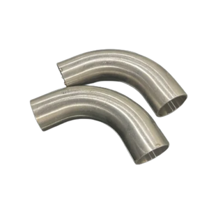 Raccord de tuyauterie coudé à 90 degrés en acier inoxydable et acier au carbone pour pipeline industriel - Product Image 1