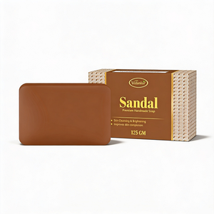สบู่ไม้จันทน์แท้ทำมือ 125 กรัม สบู่สมุนไพรธรรมชาติสำหรับดูแลผิว ให้ความสดชื่นและทำความสะอาดทุกวัน - Product Image 2