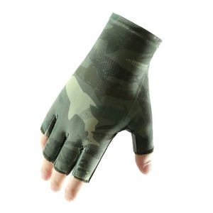 Nueva Llegada, Proveedor Principal, Material Sensorial Suave al Tacto, Ropa para Adultos, Guantes de Pesca para Hombre, Medios Dedos, Impresión por Sublimación, Unisex - Product Image 3