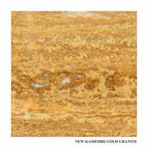 Hot Selling New Kashmir Gold Granite Slabs Polished Natural <b>Stone</b> for Countertops Flooring Wall Cladding and Interior Projects - Product Image 3