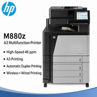 Printer HP Color LaserJet Enterprise Flow MFP M880z Rekondisi Berkualitas Baik, Teruji Profesional, 46ppm, A3, Warna, All-in-One