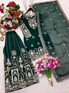 เปิดตัวดีไซน์ใหม่สุดฮิต เสื้อฟ็อกซ์จอร์เจตต์ พร้อมกางเกงซาราร่าและผ้าคลุมไหล่ ดีไซน์พร้อมสวมใส่ - Product Image 6