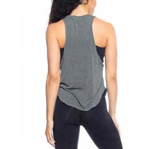 Wholesale Quick Dry Anti-shrink Custom Gym Workout Women's Breathable Sports Yoga Fitness Tank <b>Tops</b> For Women - Product Image 6