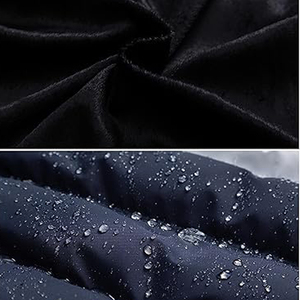 Veste matelassée unisexe en toile épaisse avec capuche patchwork, imperméable, coupe-vent, fermeture éclair, service OEM - Product Image 6