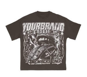 เสื้อยืดโอเวอร์ไซส์ผู้ชาย สไตล์สตรีทแวร์ ผ้าฝ้ายแท้ 100% คุณภาพสูง เนื้อผ้ายืดหยุ่นเบา สวมใส่สบาย เรียบง่าย - Product Image 1