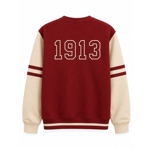 Delta Sigma Theta 13 Crewneck <b>Sweatshirt</b> <b>Red</b> White Unisex Knitted Pullover Casual Autumn Wear <b>Sweatshirts</b> - Product Image 6