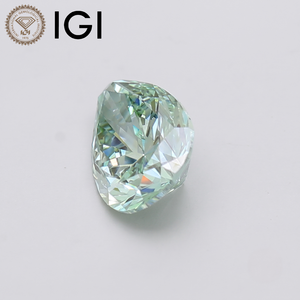 เพชรเม็ดเดี่ยวทรงหยดน้ำสีเขียวระดับ VVS1 ได้รับการรับรองจาก IGI เพชรสังเคราะห์เพาะเลี้ยงในห้องปฏิบัติการสำหรับทำเครื่องประดับ - Product Image 4